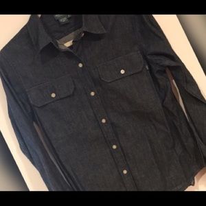 Lauren Jeans Co Western Button Down Sz M